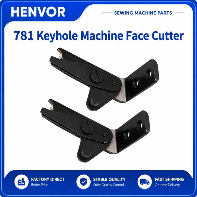 HENVOR B2001-771-0A0 Thread Cutting Scissor Blade for 781 Flat Head Buttonhole Sewing Machine