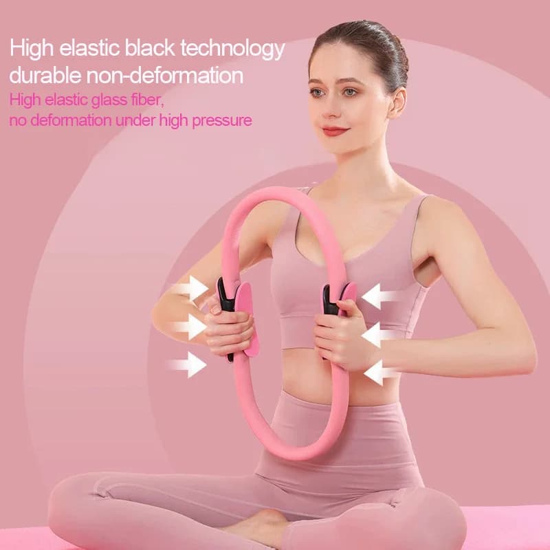 Anello per yoga Pilates Forniture per yoga Anello magico per fitness Anello per yoga Anello per impugnatura per anello Pilates