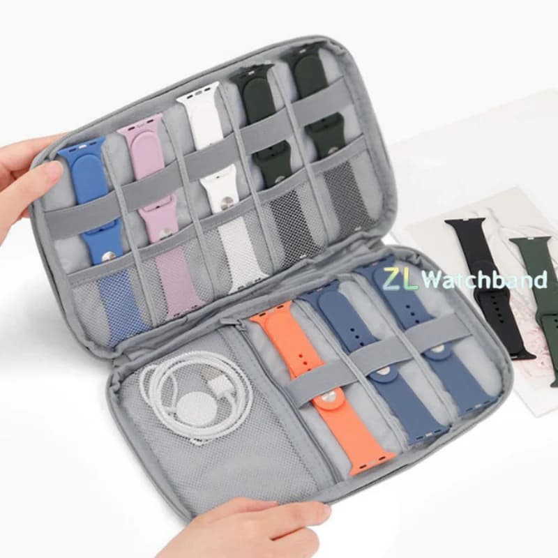 Watchband Bag for Apple Watch Strap Box Case Travel Smart Watch Wriststrap Storage Bag Box Watches Organizer Band Holder