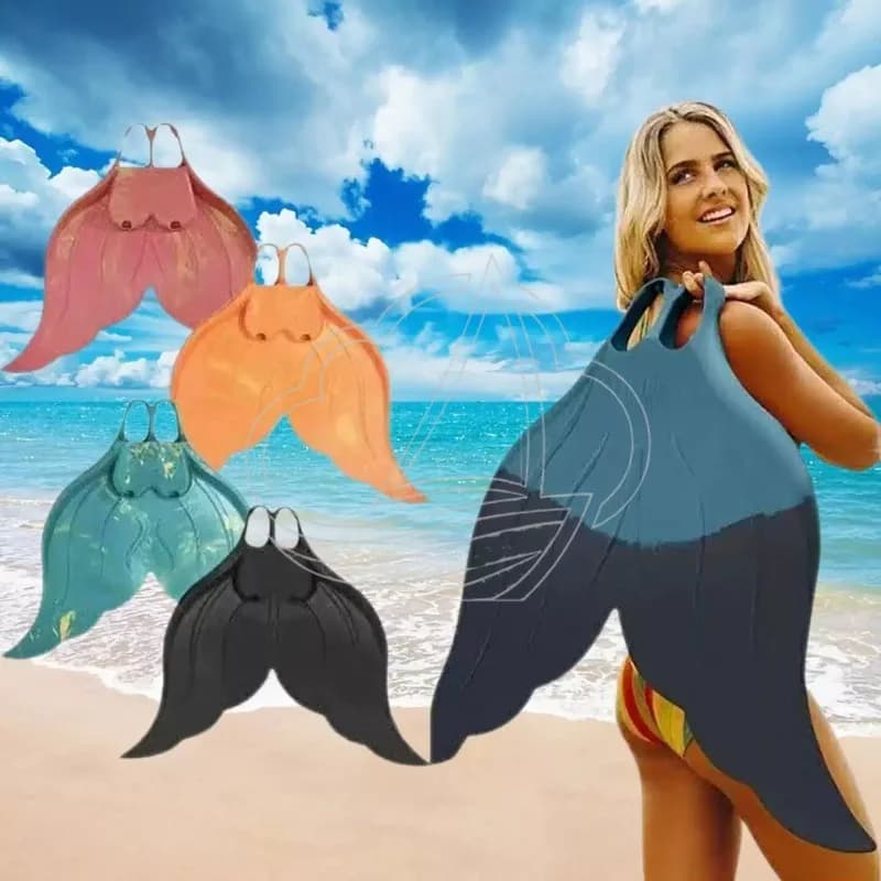 Mermaid Pins for Adults, Men and Women, Fishtail Pins for Snorkeling and Diving
