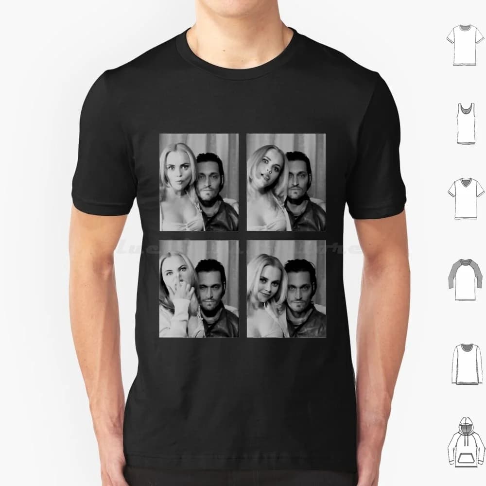 Buffalo 66 Spanning Time T Shirt in cotone Uomo Donna Stampa fai da te Photobooth Booth Cultura pop Malec Strisce Macchina Selfie Malec