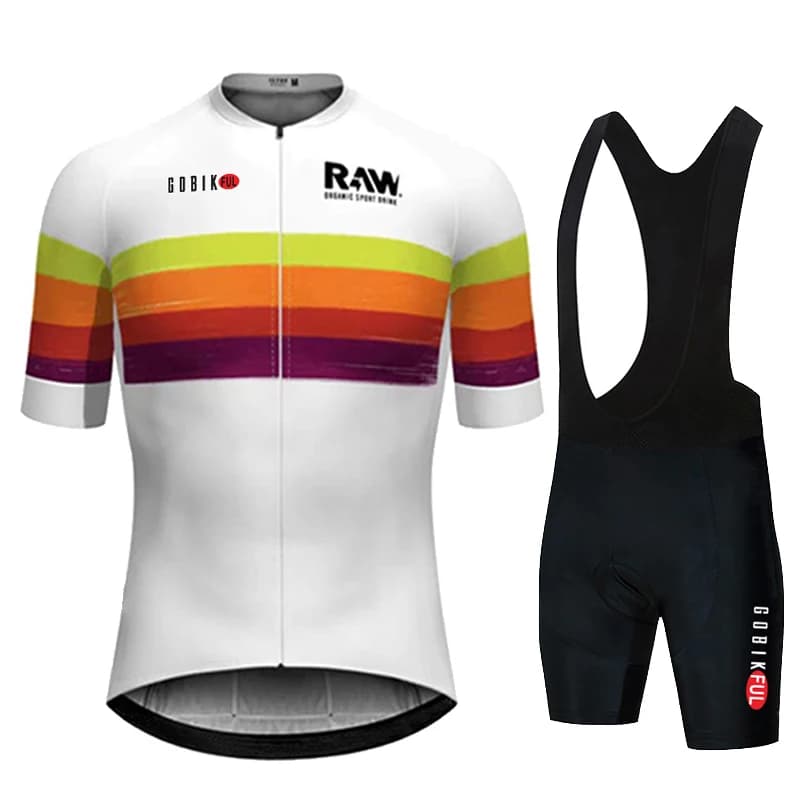 Maglia da ciclismo per bicicletta da uomo, pantaloncini con bretelle, tute uniformi da bici, abbigliamento da ciclismo, abbigliamento da Triathlon MTB, estate