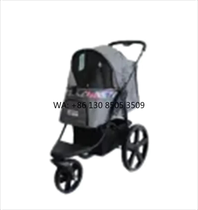 Bello Dog Stroller and Cat Stroller 3 Wheels Trolley Pet Products Travel
