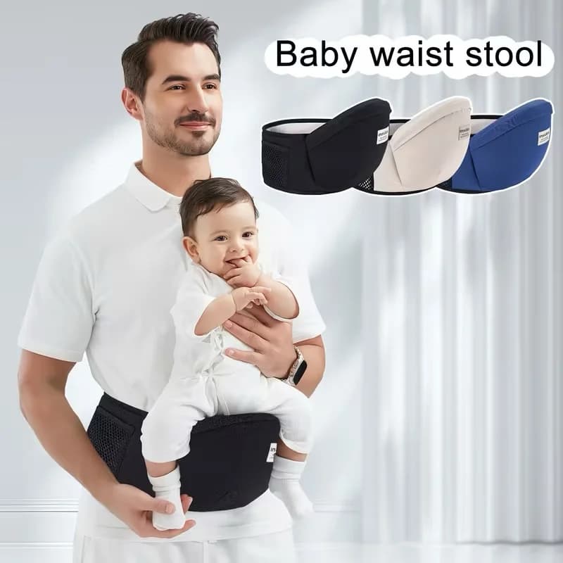 Marsupio per Neonati, Porta Bebè Multifunzionale Frontale, Marsupio Singolo, Prodotti per Madri e Bambini, Cintura Regolabile