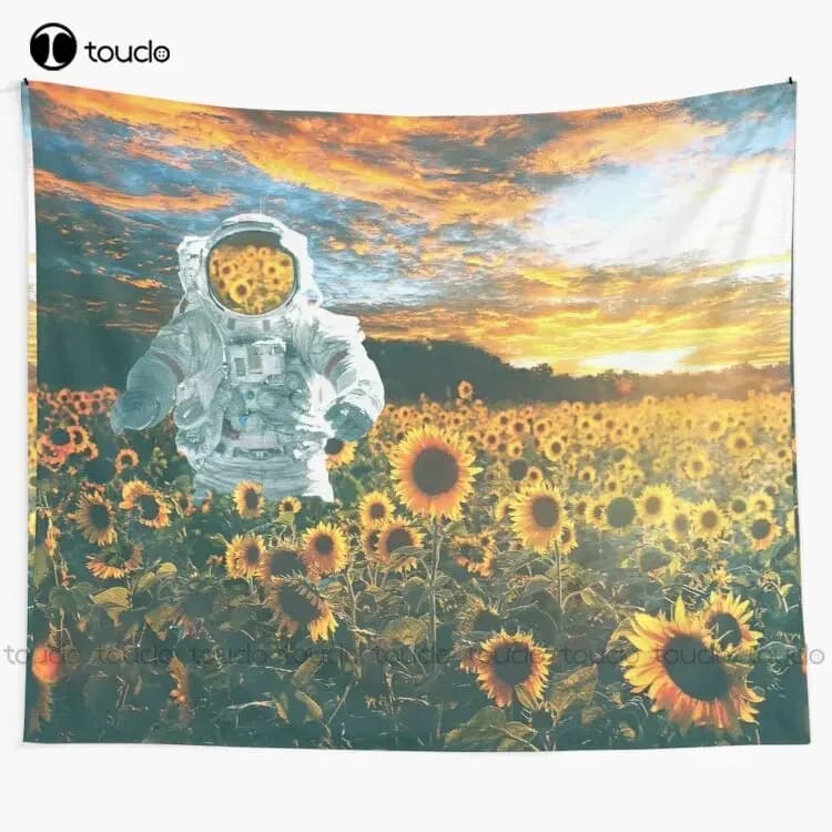 In A Galaxy Far Far Away Spaceman Astronaut Tapestry Tapestry Wall Hanging For Living Room Bedroom Dorm Room Home Decor