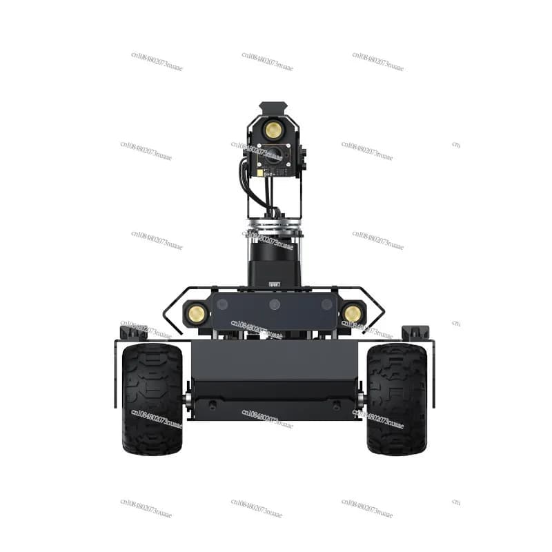 6 wheel AI 4WD robots, double controllers, suitable for Raspberry Pi 4B / Raspberry Pi 5