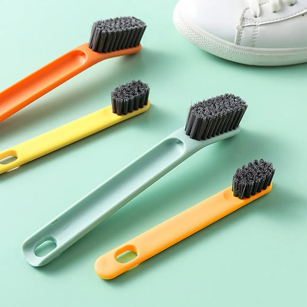 Set di 2 Spazzole Multifunzionali Staccabili per Pulizia di Scarpe, Vestiti, Bagno, Cucina e Punti Difficili da Raggiungere, Pulitore per Sneakers