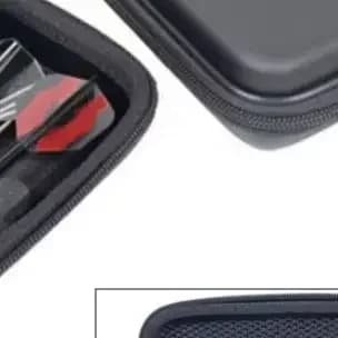 6-Dart Storage Box Made From EVA Material With Dedicated Sections For Darts Shafts Flights Tips And Additional Accessories