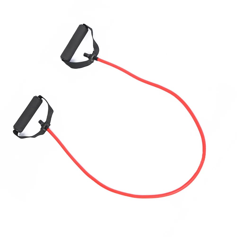 Outdoor Yoga Elastic Fitness Exercise Pull Rope Resistance Band with Comfortable Handles for Stretching Strength Training