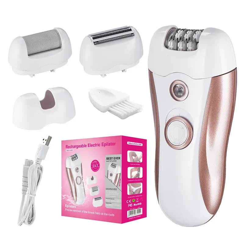 Keda Electric for Woman Hair Remover Roller Home Use Washable Hair Removal Device with Private Clip And Light