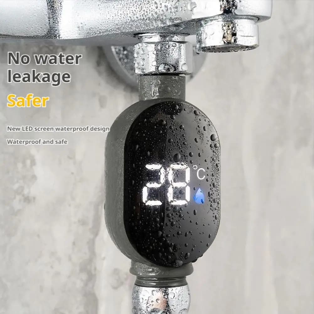 Termometro per acqua con rubinetto Schermo tattile Monitor per la temperatura dell'acqua della vasca Display a LED Misuratore di temperatura per il bagno della doccia Cura del bambino