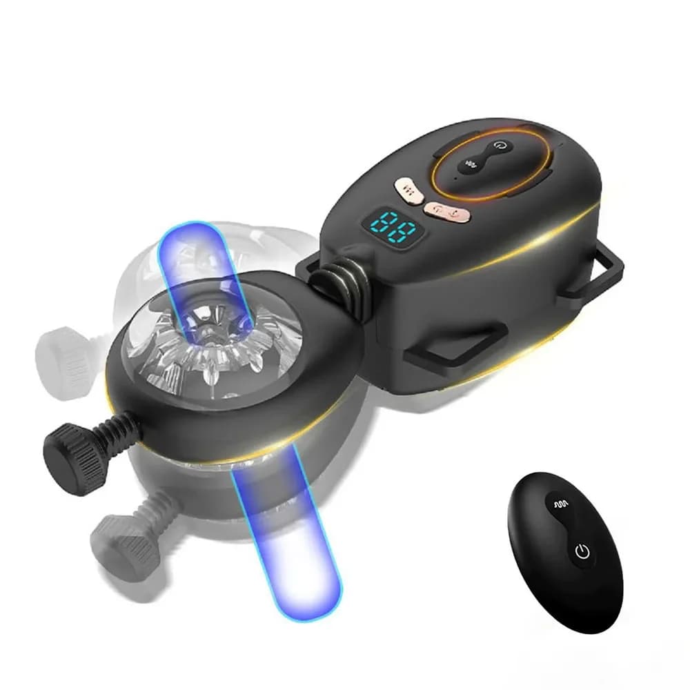 Masturbatore Maschile Samurai Belt Rolling Airplane Cup con Vibrazione Multifrequenza e Spinta 2in1, Prodotti per Adulti, Sex Toys