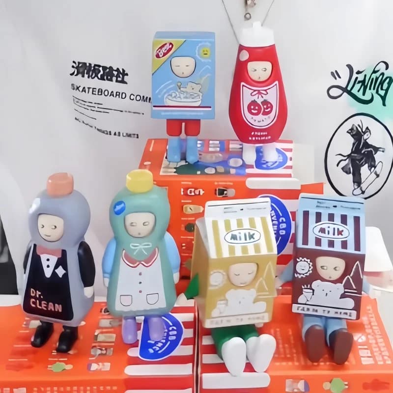 Genuine Circus Boy Band Cbb Convenience Store Series Blind Box Cute Anime Figure Doll Collection Model Cartoon Decor Toy Gifts