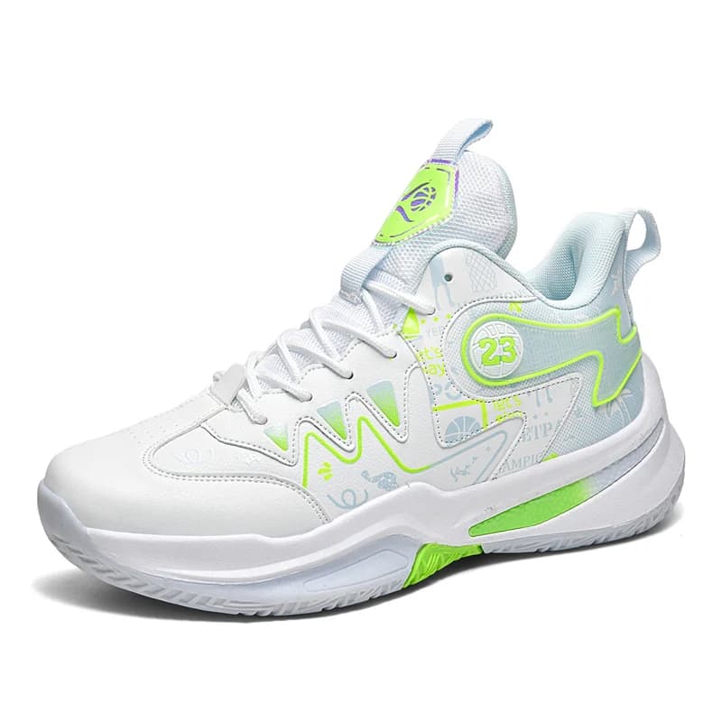 2025 Nuove donne e uomini Scarpe da ginnastica da basket Scarpe da basket ammortizzanti Comode scarpe da ginnastica da esterno Scarpe da anatra mandarina