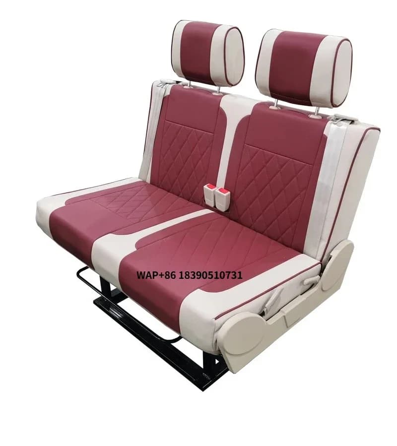 Accessori Auto: Sedili in Pelle Personalizzati per Camper, Stile Comfort, Trasformabili in Letto
