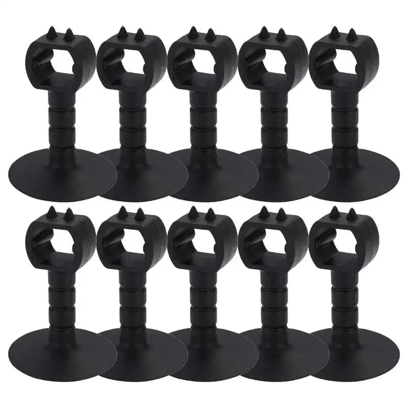 10 pezzi fermaporta per adesivo da parete maniglia per porta tappo antigraffio protezione da parete buffer cancello forniture per Home Studio