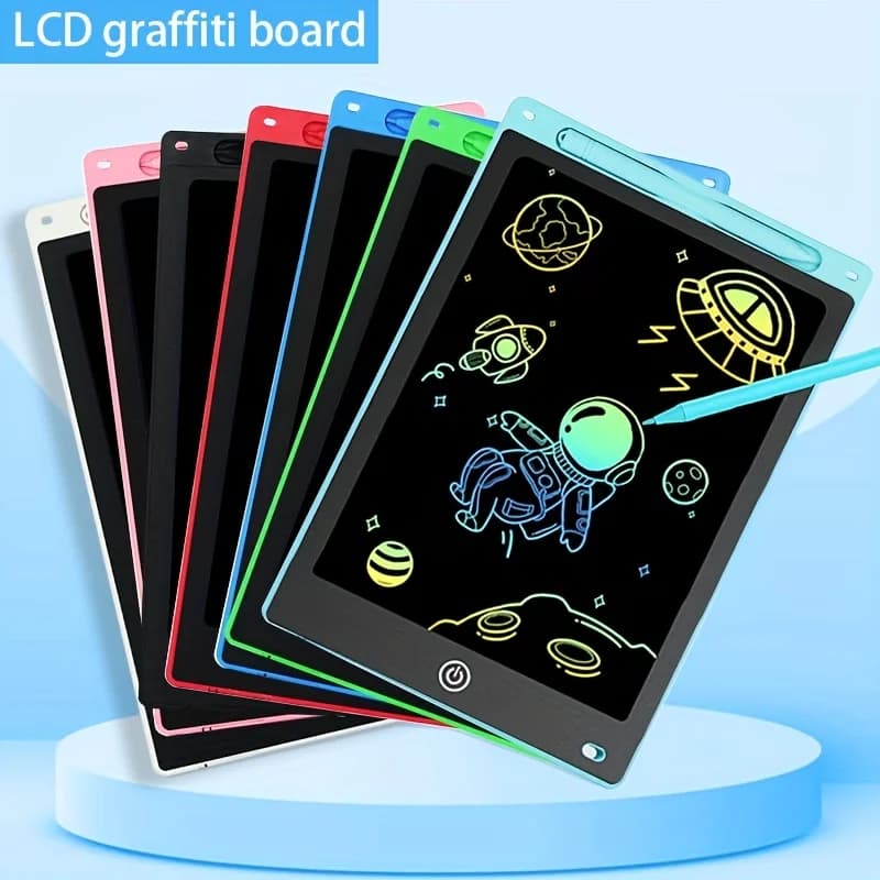 Tavoletta da disegno da 10 pollici Tavoletta da disegno Schermo LCD Scrittura Tavolette grafiche digitali Tappetino per scrittura elettronico Giocattoli Regali per bambini Bambino