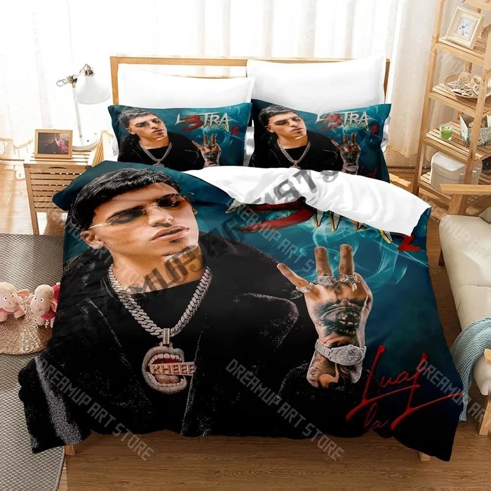 3D Print Luar L Merch L3TRA Bed linen set Single Twin Full Queen King Size Set adult bedroom duvet Set sheets