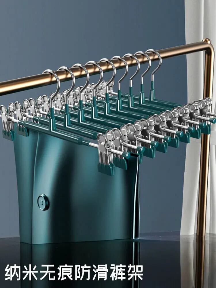 10 Pieces Clip for Stainless Steel Clothes, Anti-slip Clamp for Pants, Aprons and skirts