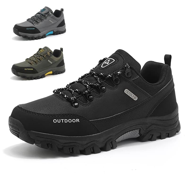 Scarpe da trekking traspiranti da uomo Scarpe da ginnastica da trekking da arrampicata Scarpe da trampolino da esterno Stivali tattici da caccia Scarpe antiscivolo per flusso