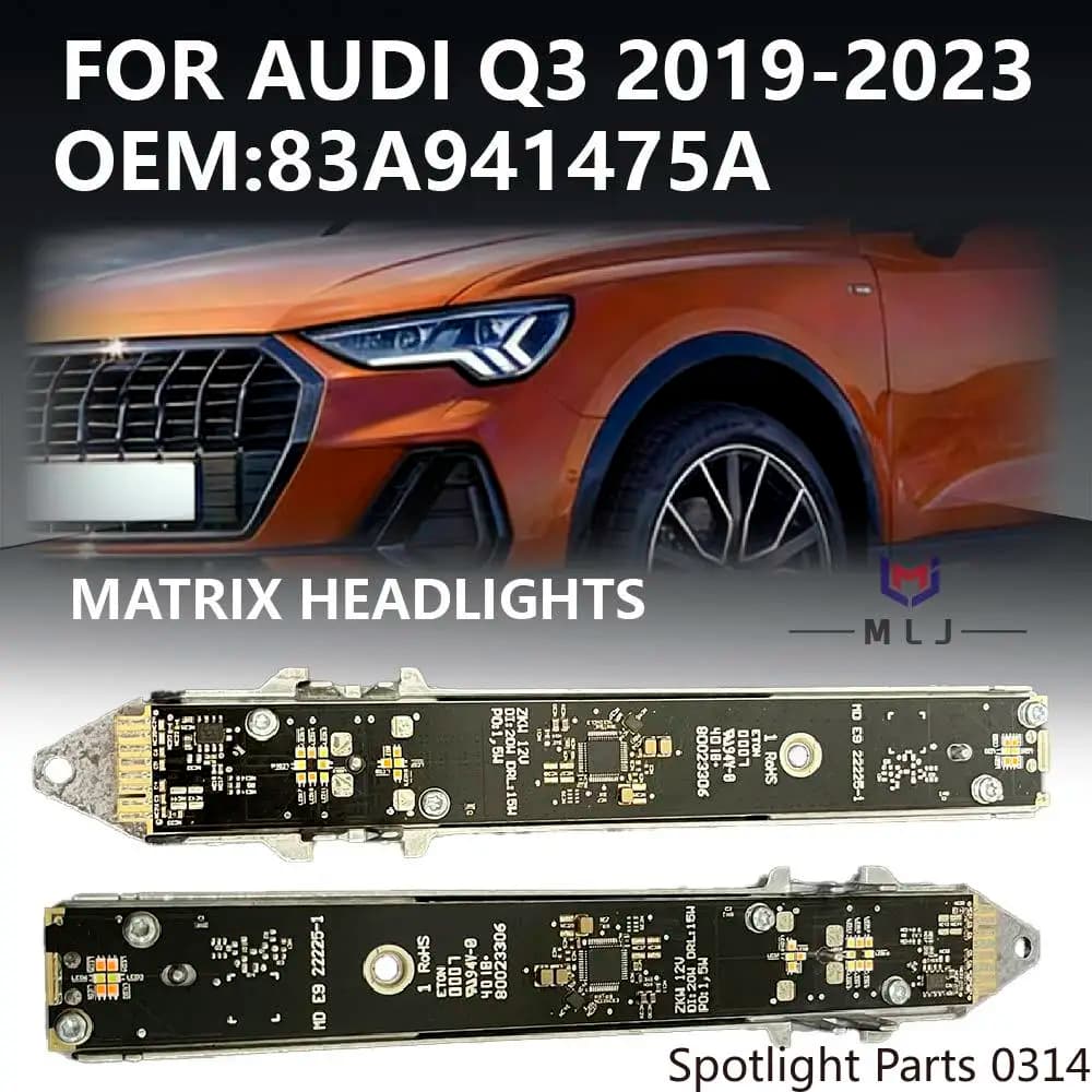 83A941475A Per Audi Q3 2019-2023 Modulo Ballast LED Faro Matrix con Angel Eye e Modulo Luci Diurne DRL Accessori Auto