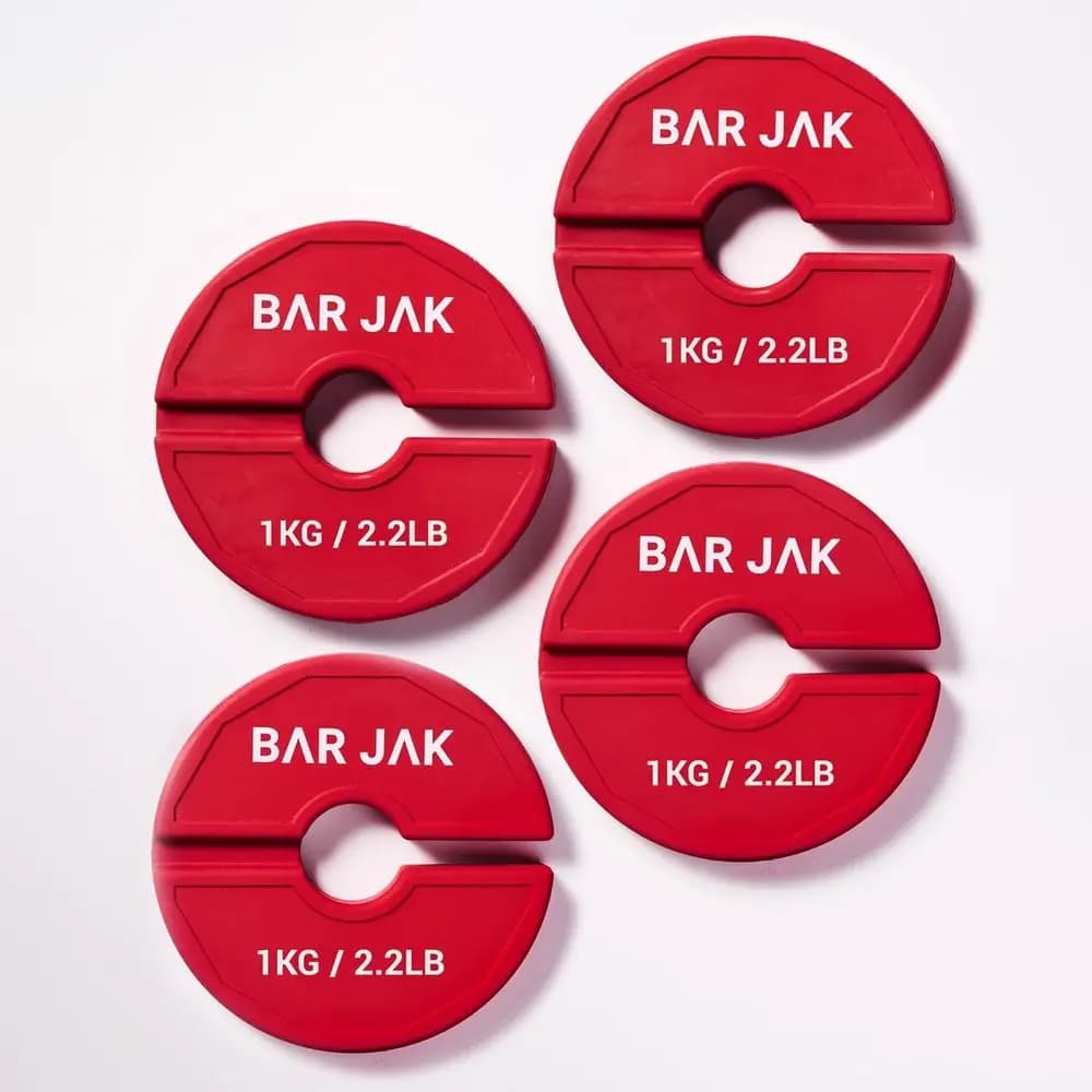 Set di 4 Piastre Ponderate Direzionali - 1 KG/2,2 LBS - Accessori per Kettlebell e Allenamento della Forza