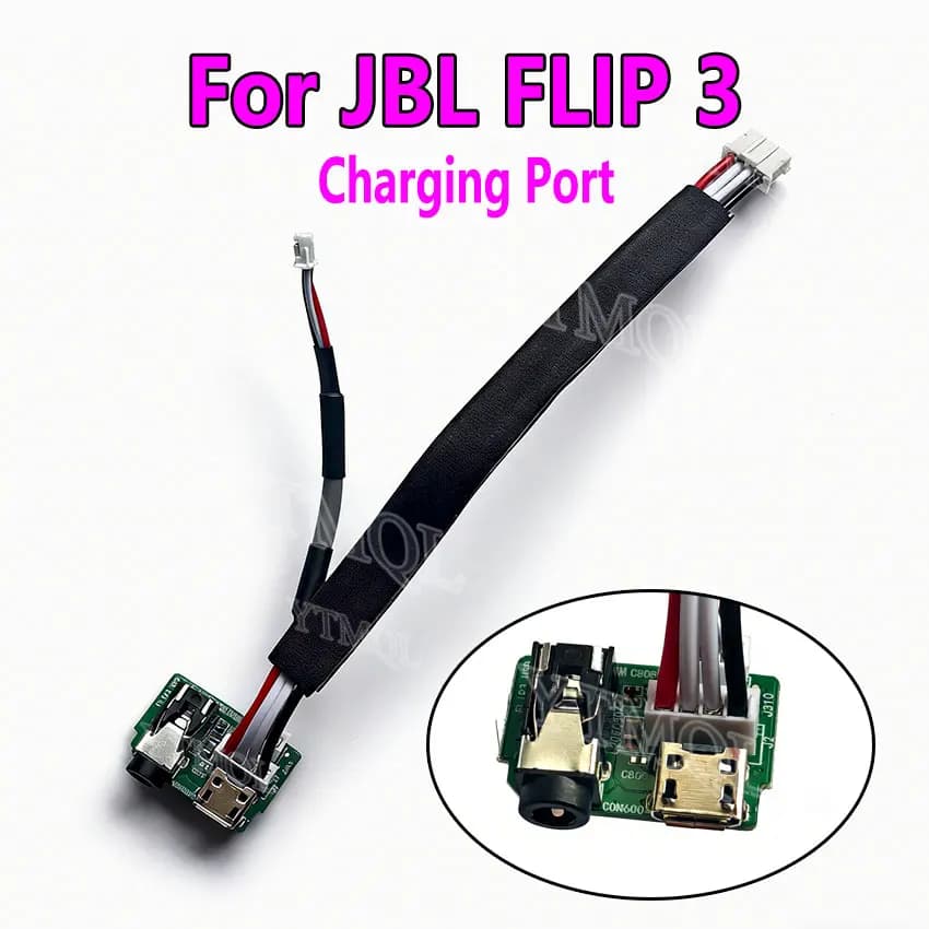 1 Pezzo Altoparlante Bluetooth USB Micro Audio per JBL Flip3 Flip 3 Connettore Jack Porta di Ricarica Scheda Presa Caricabatterie Dock