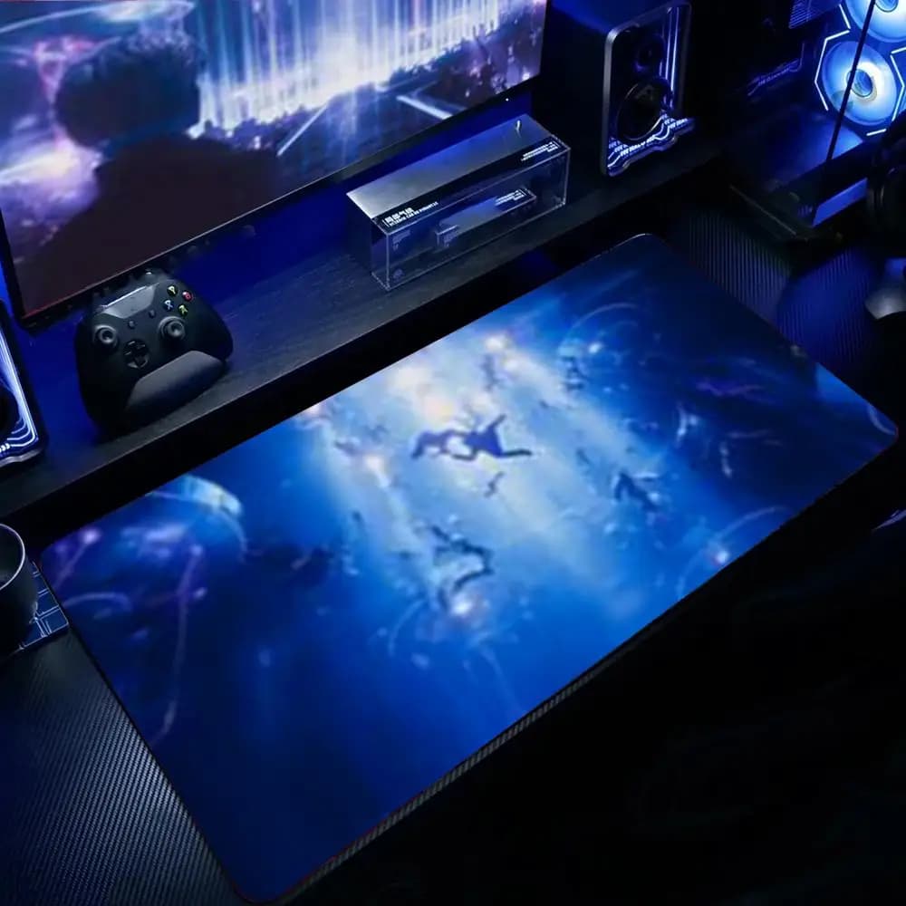 Tappetino per mouse Ready Player One, tappetino per mouse da gioco di grandi dimensioni, tappetino per tastiera e scrivania per computer, con bordi rinforzati