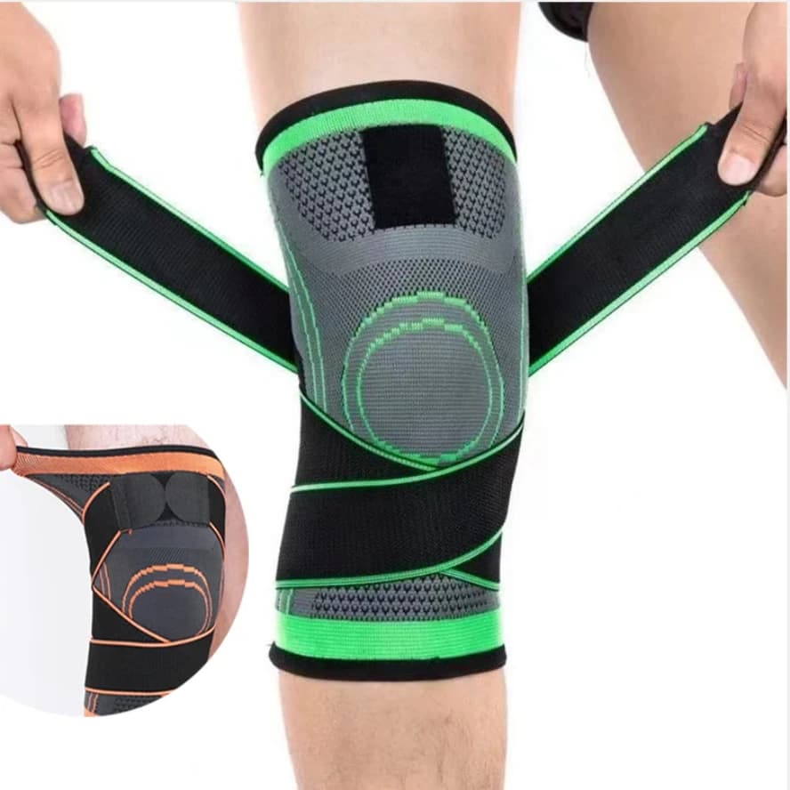 NEW 1PC Men's sports knee brace pressurized elastic knee brace support fitness equipment basketball volleyball protection