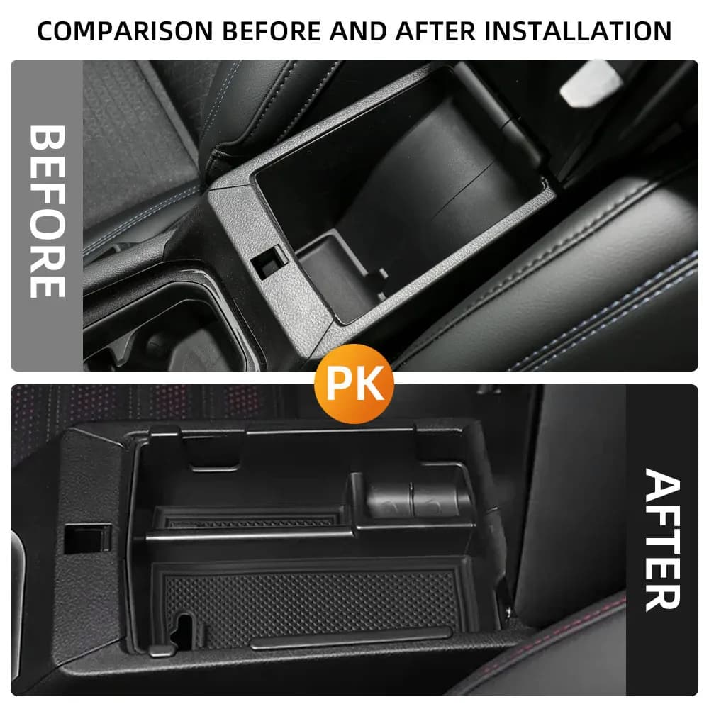 For Jeep New Compass 2021 - 2024 2025 Center Console Organizer Tray ABS Storage Box Central Console Layer Box