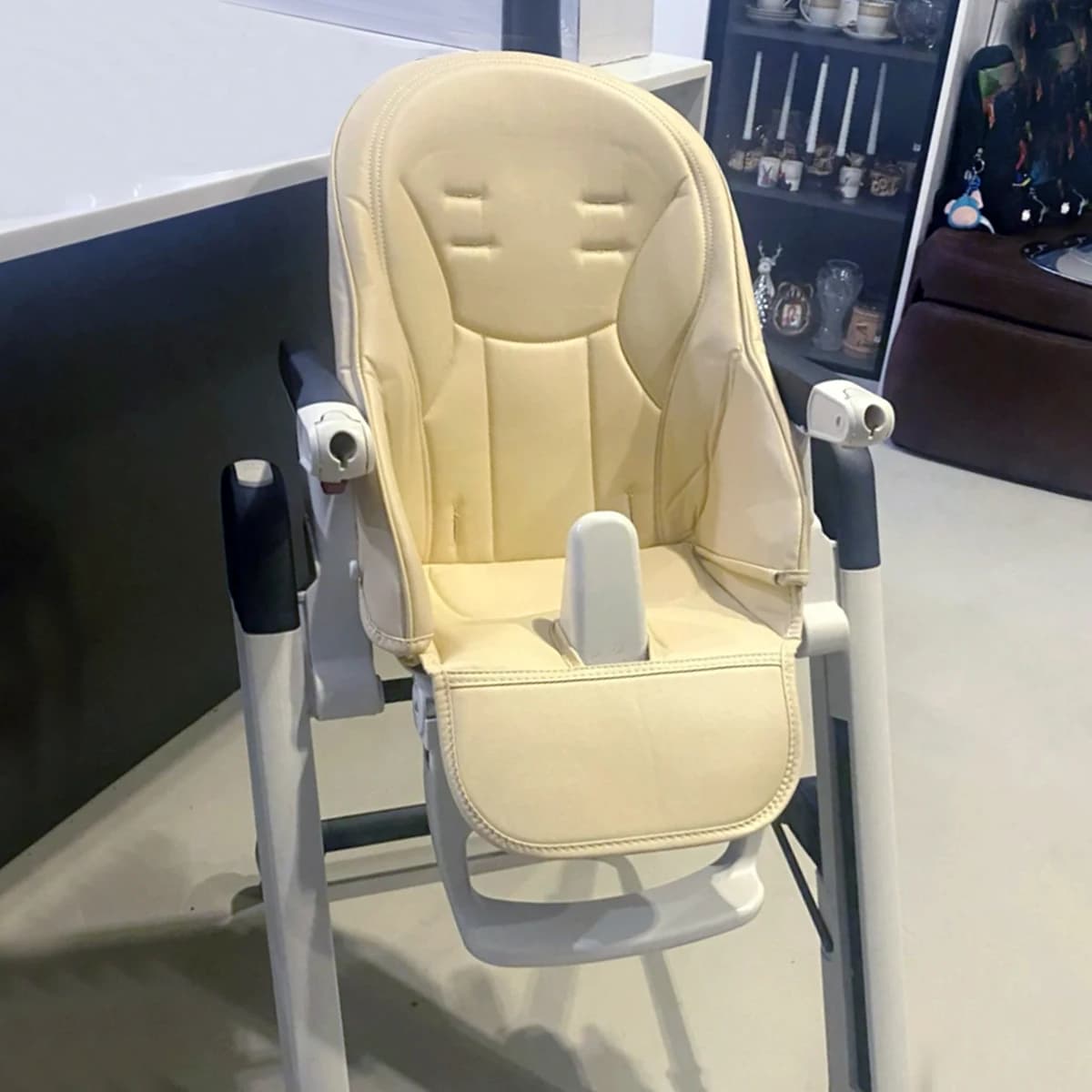 Cuscino del sedile per sedia da pranzo per bambino per Prima Pappa Zero3 Peg perego Siesta Aag Pouch 06 Seggiolone PU Copertura in pelle Bebe Accessori