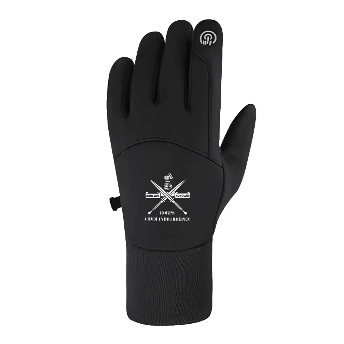 Korps Commandotroepen Insignia Guanti da ciclismo per pendolari Touch screen caldo antivento