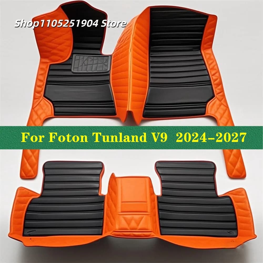 Tappetini Auto Personalizzati per Foton Tunland V9 2024 2025 2026 2027 Accessori Interni per Auto