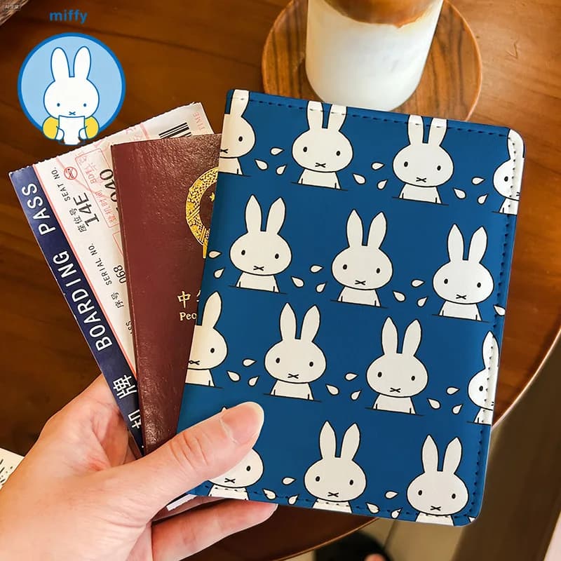Kawaii Miffy Cute Passport Case - A Protective Case for Passports and Other Documents. Perfect for Storing During Travel.