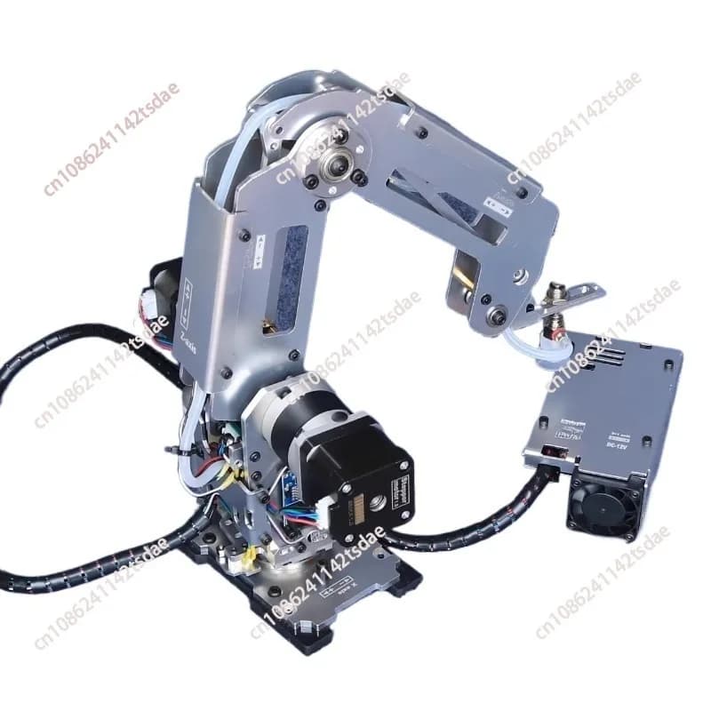 Manipolatore industriale in metallo con braccio robotico multiasse per kit fai da te robot 2560 con ventosa/artiglio motore passo-passo
