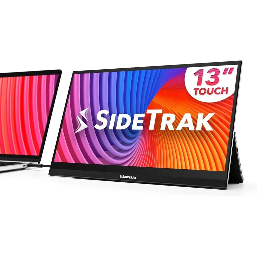 Solo Pro 13” Touchsn Portable Monitor or Laptop | 1080p LED Small Laptop Sn Extender | Kickstand | 10ms Response Time | 60Hz Rer