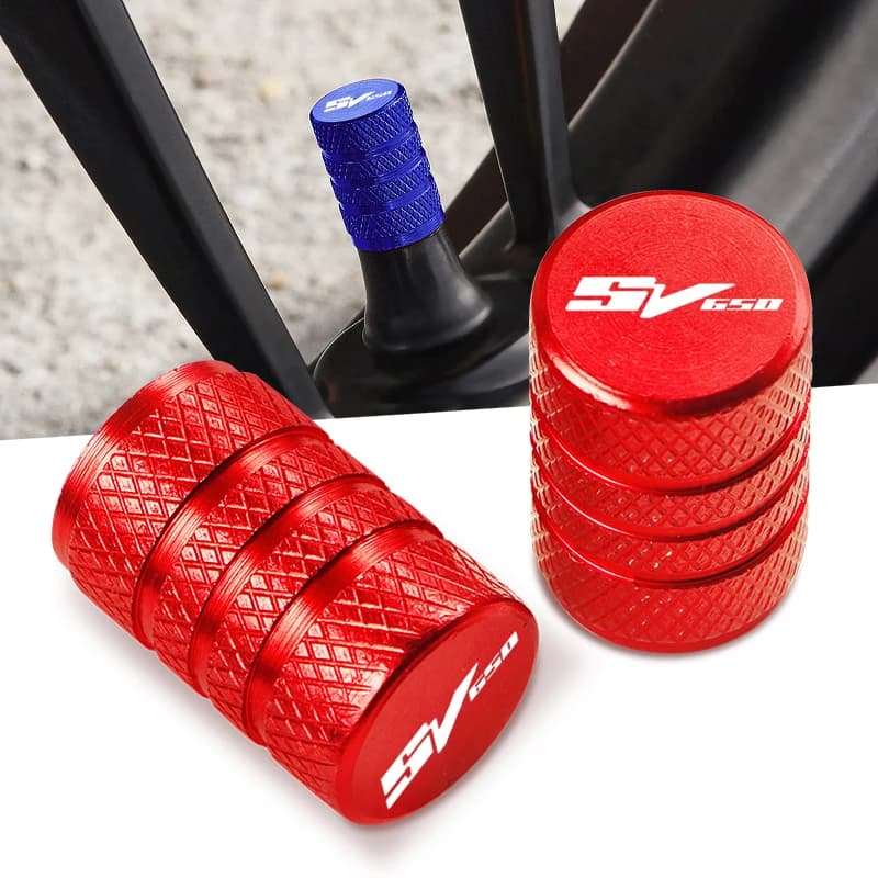 2 pz CNC pneumatico valvola porta aria copertura Cap moto SV650 per Suzuki SV 650 S SV650S 1999-2009 2008 2007 2006 2005 2004 2003 2002