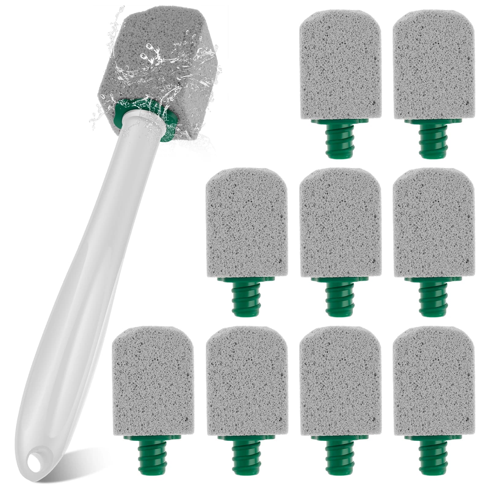 10PC Pietra Pomice Detergente per WC Decontaminazione Profonda Spazzola di Pulizia Multiuso Piastrelle Lavello Vasca Da Bagno Macchia Rimuovere Strumento Pulito