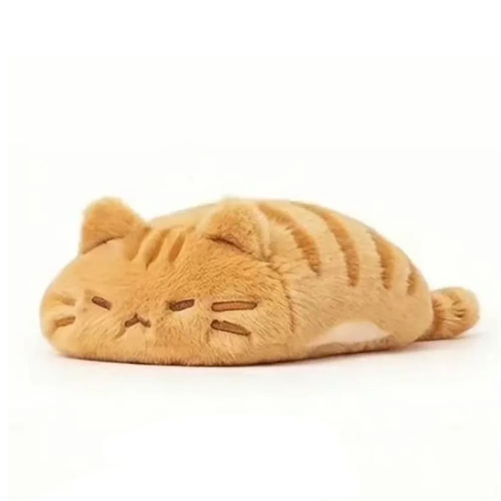 Peluche Kawaii da 13 cm, Gatto Pigro, Super Morbido, Cuscino da Scrivania con Cinghia da Polso, Animale di Peluche Imbottito