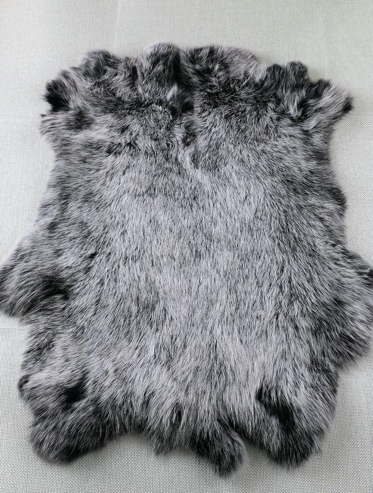 Pelle di coniglio Rex intera pelliccia di coniglio Rex scatola bracciolo per auto borsa cuscino custodia per cellulare fai da te abbigliamento polsino scarpa bocca accessori