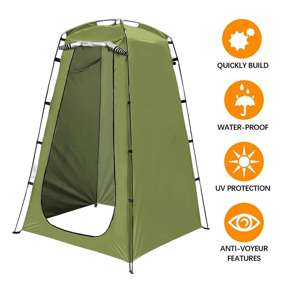 Tenda da esterno per famiglie, 120x120x190 cm, resistente alle intemperie, con pali in fibra di vetro e protezione UV, perfetta per picnic e viaggi
