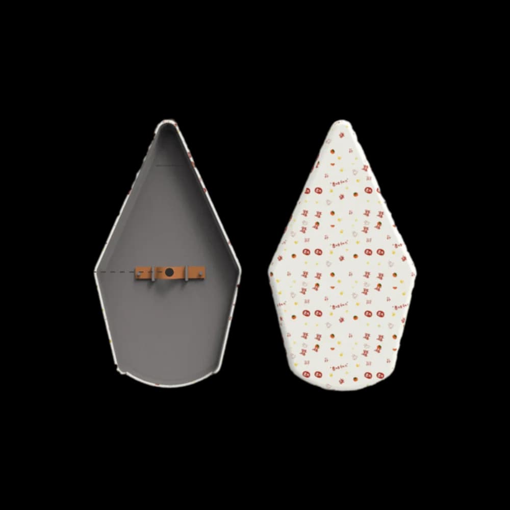 Heat-Resistant Handheld Ironing Board Insulated Sponge Padding Iron Pad Cover Reinforced Handle with Finger Loop