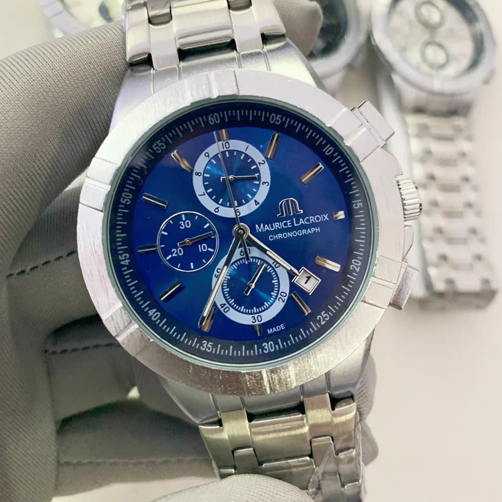 Business Hot Sale Maurice Lacroix Brand Watches For Mens Multifunction Chronograph WristWatch Business Sport AAA Male AAA Clocks