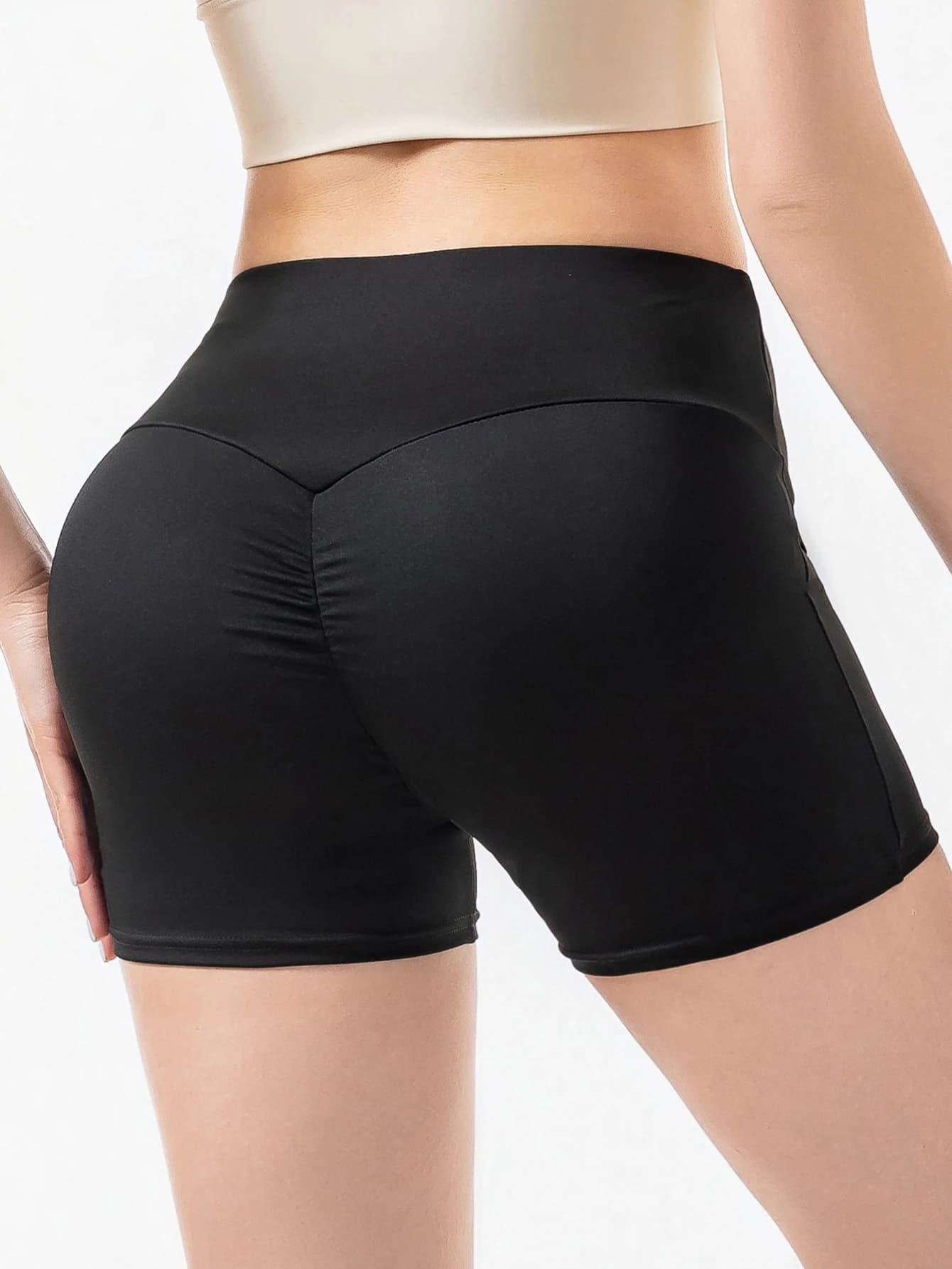 Women's high waist trousers for hip lifting in summer thin cycling pants three-point racing women's pants professional