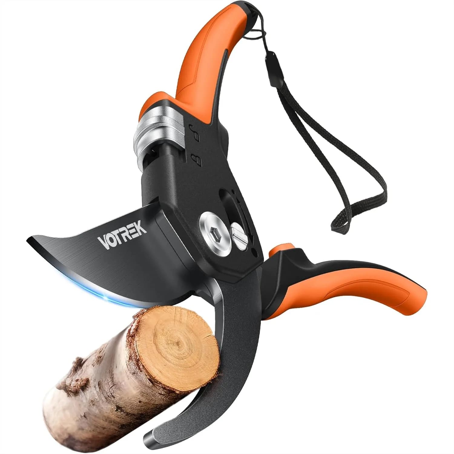 Pruning Shears for Gardening with Stepless Handle Opening, Bypass Garden Clipper Heavy Duty Plant Pruners for Branch with SK5