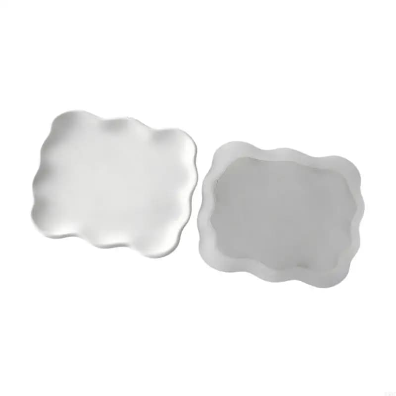 Cloud Storage Tray Silicone Mold for Epoxy Resin Casting Concrete Jewelry Trinket Plate Dish Holder Mold
