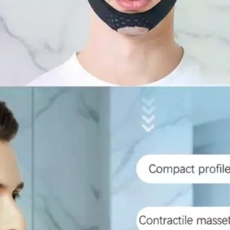 Massaggiatore Lifting Viso a V Anti-Rughe, Fascia Modellante per Doppio Mento, Cura del Viso Sottile, Bellezza e Salute, Dimagrante per Uomo