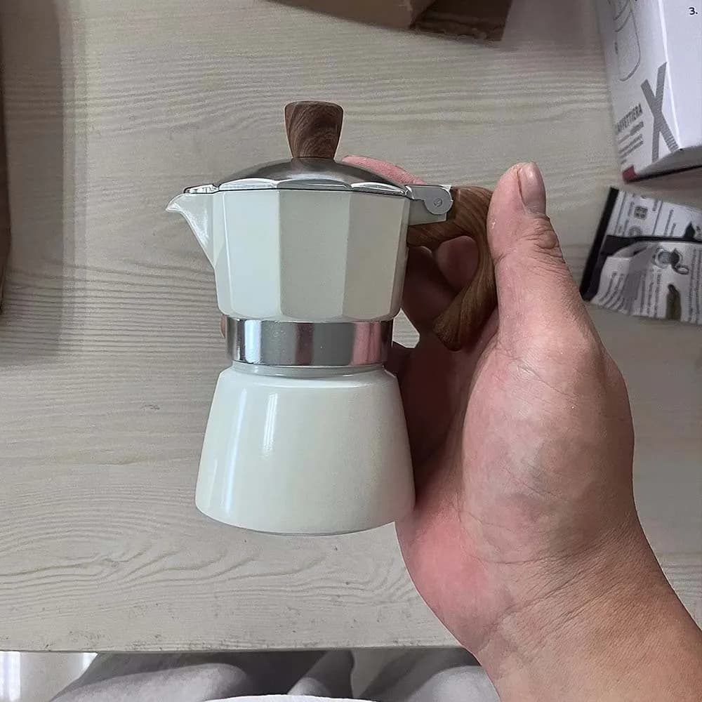 Aluminum Italian Moka Espresso Coffee Maker Percolator Stove Top Pot Kitchen Tools Stovetop Coffee Make With filter Paper