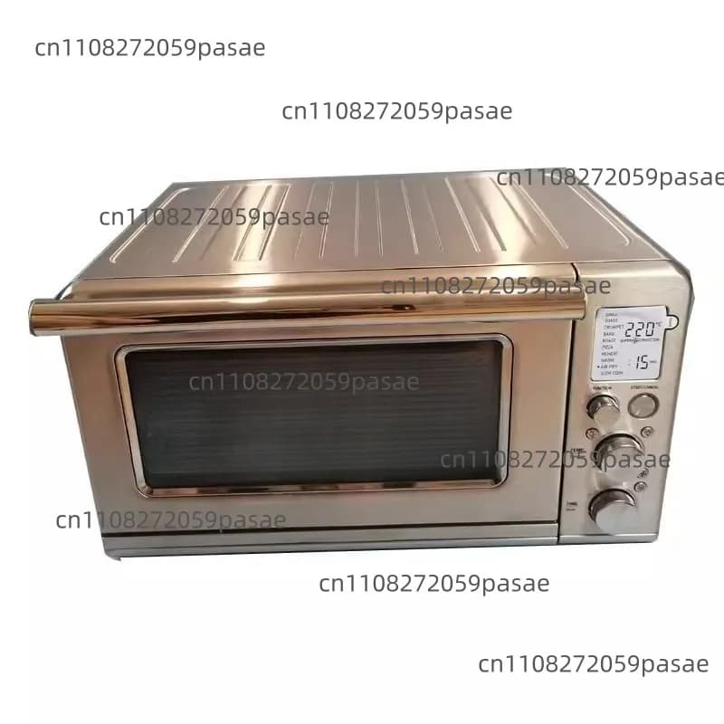 Air fryer stainless steel built-in light up and down temperature control