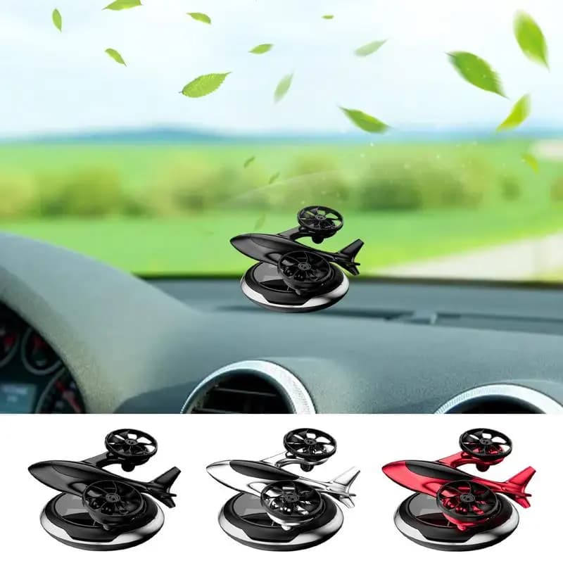 Auto Solar Deodorant Diffuser Automatic Rotation Esntial Oil Diffuser Mimetic Cruscot Helicopter Ornaments Remove The Odor